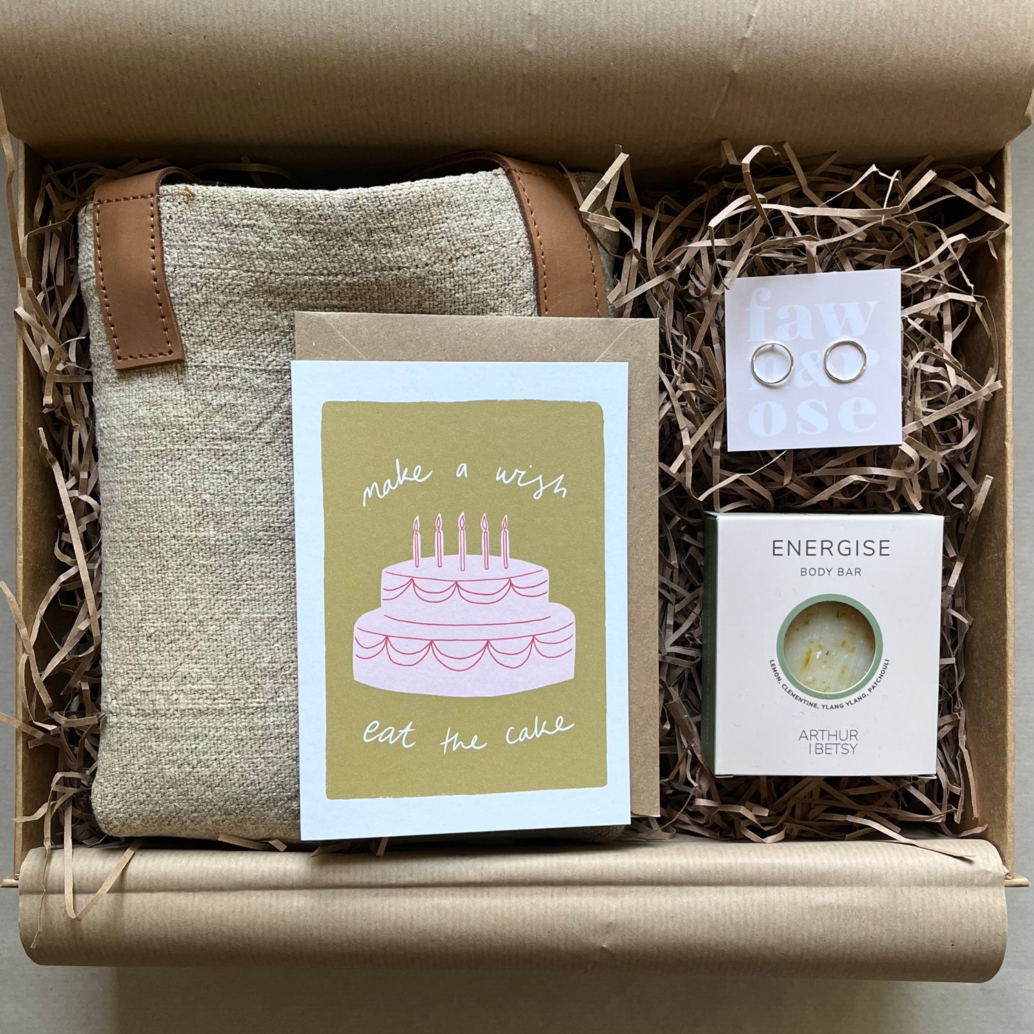 Image showing an example of one of our gift boxes as a thoughtful gift idea 