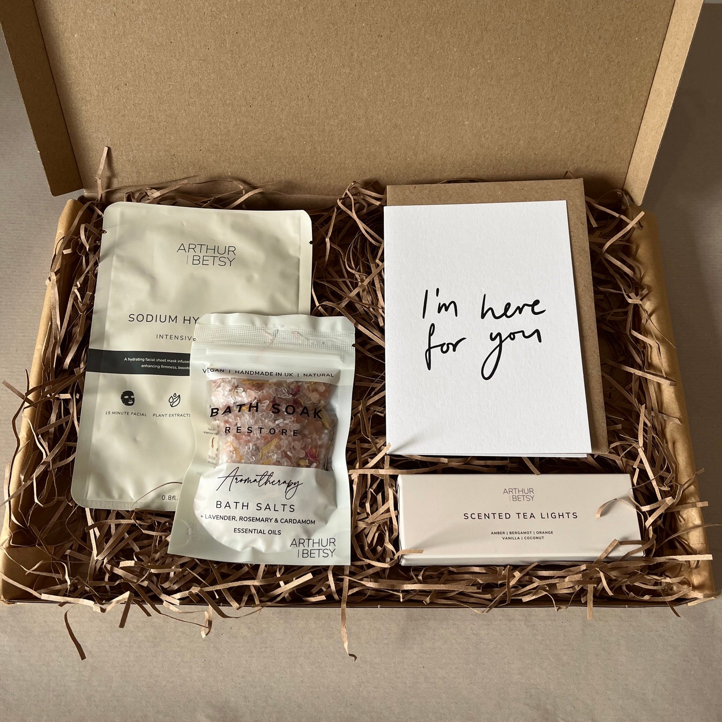 The Here for You Gift Box | Thinking of You Letterbox Gift Box