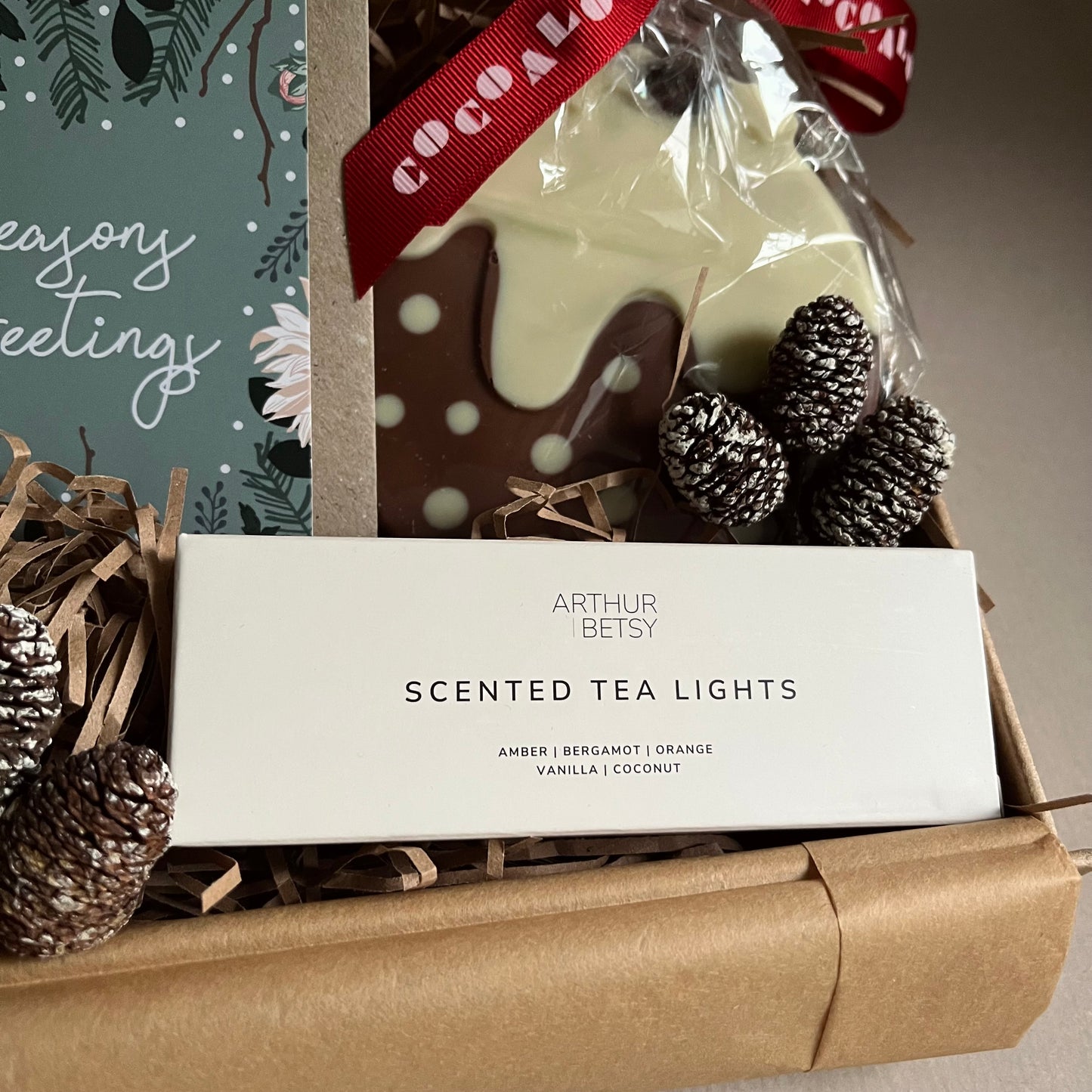 Scented tea lights from the Cosy Mini Gift Box.