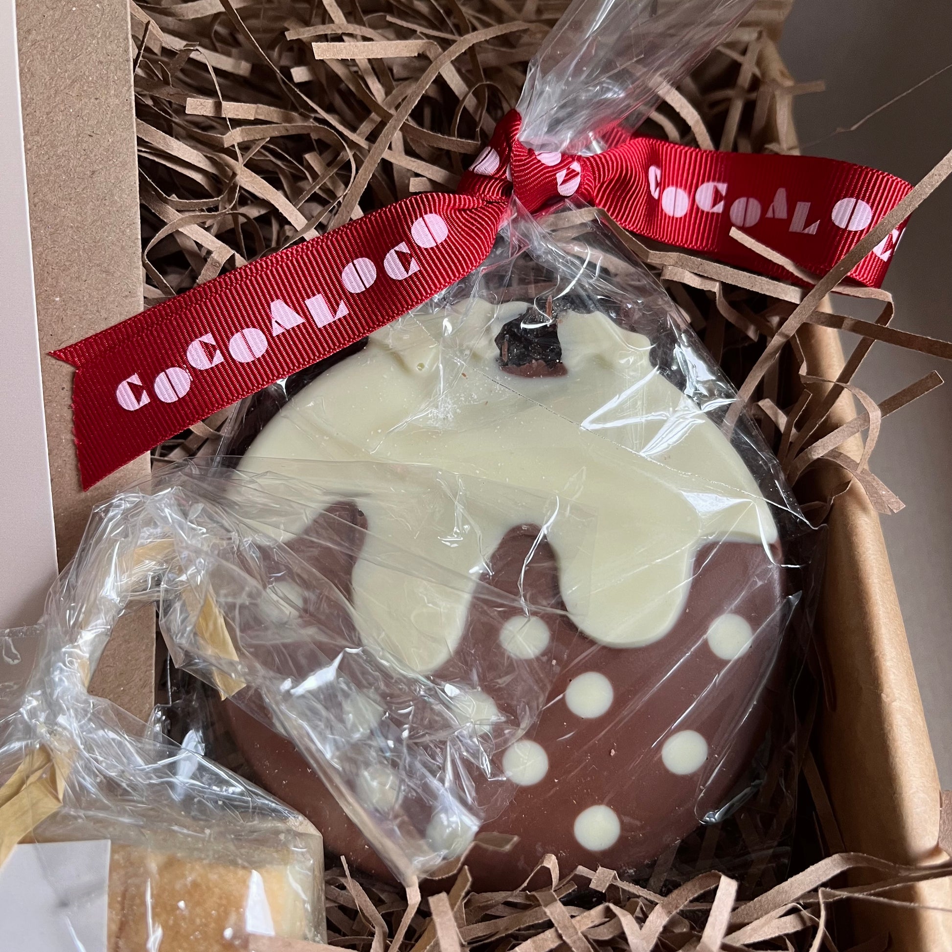 Chocolate Christmas pudding from the Festive Indulgence Gift Box.