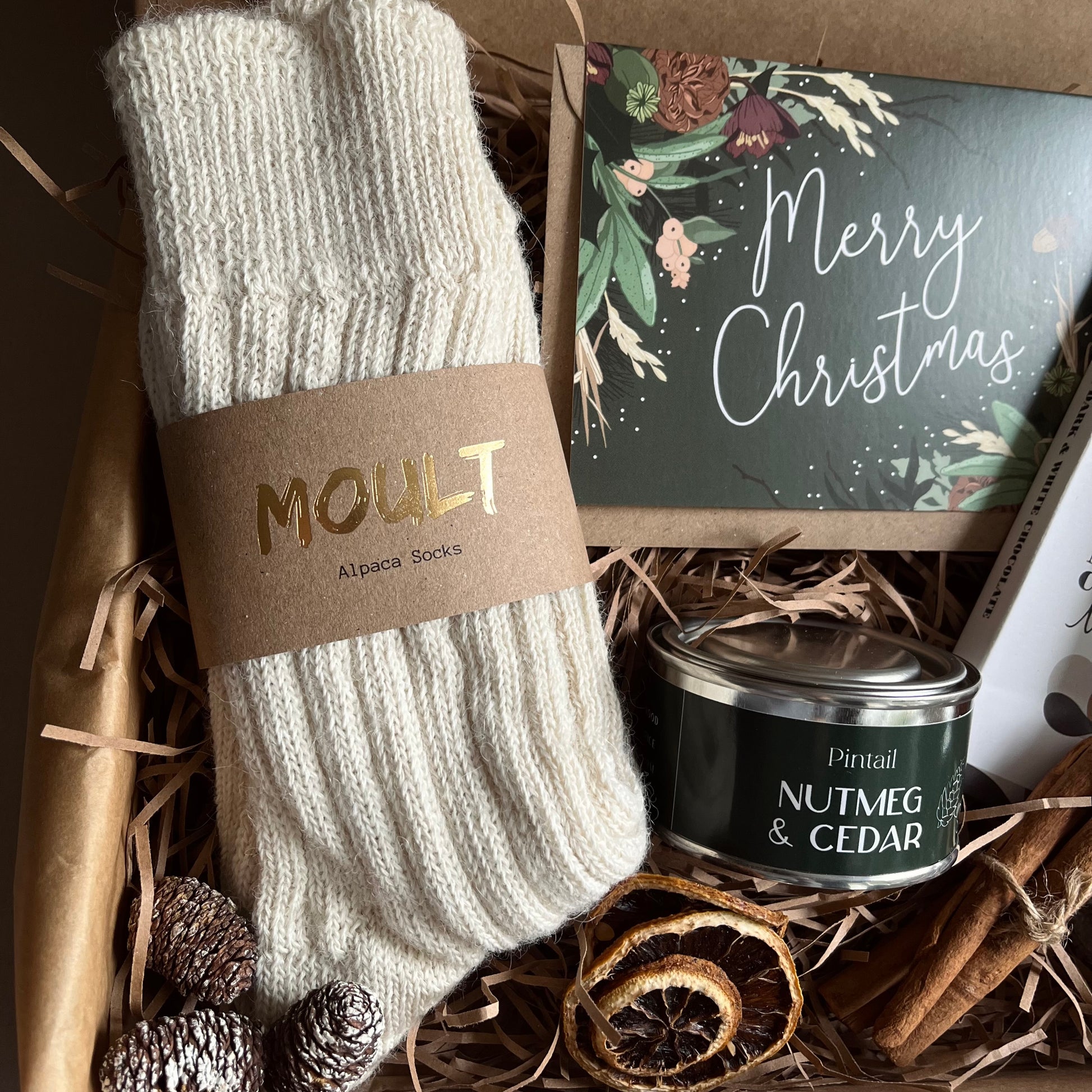 Alpaca socks from the Cosy Christmas Gift Box.